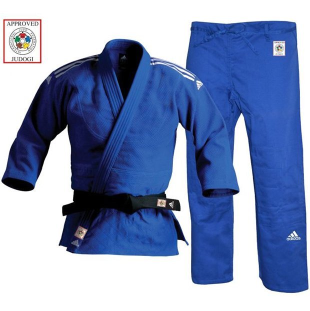 Adidas Champion III IJF Onaylı Judo Elbisesi Mavi Judogi 165 cm