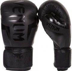 Venum Elite Boks Eldiveni - Siyah
