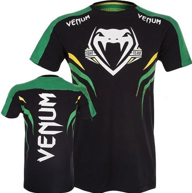 Venum ''Shockwave 2'' Tişört Siyah-Yeşil-Sarı