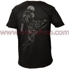 TX8579 Muay Thai Baskılı Tişört - Gold Small (S)