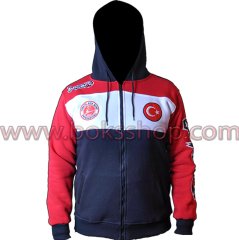 Kapşonlu Sweat - Kick Boks Logolu