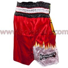 Flame Muay Thai Şort - Kırmızı XXLarge (XXL)