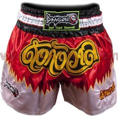 Flame Muay Thai Şort - Kırmızı XXLarge (XXL)