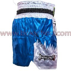 Flame Muay Thai Şort - Mavi Large (L)