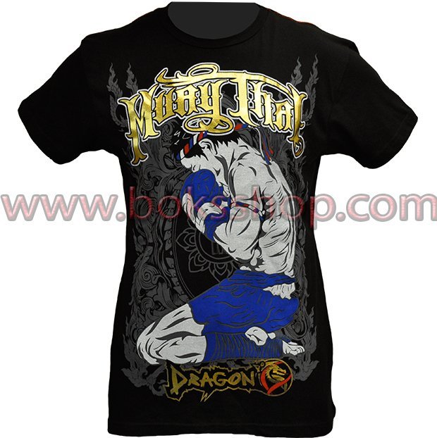 TX8563 Muay Thai Baskılı Tişört - Waikuru Large (L)
