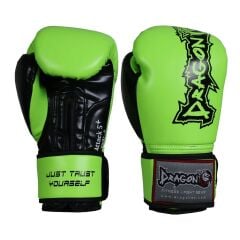DragonDo 30097-P Attack-5 Plus Boks Eldiveni Yeşil 10 oz