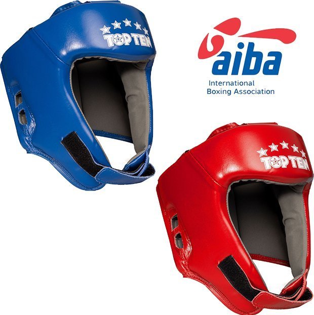 TOPTEN Aiba Onaylı Kask Kırmızı - Large (L)