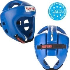 TOPTEN WAKO Onaylı KickBoks Kask Mavi - Medium (M)