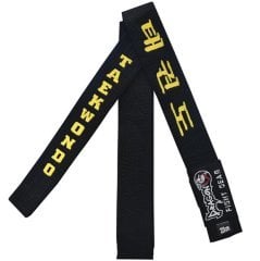 Taekwondo Nakışlı Siyah Kuşak