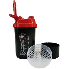 Dragon Hazneli Shaker Sporcu Matarası Siyah