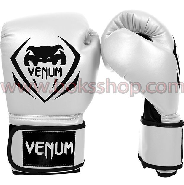 Venum Contender Boks Eldiveni - Beyaz 12 oz
