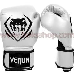 Venum Contender Boks Eldiveni - Beyaz 12 oz