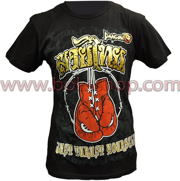 TX8570 Muay Thai Baskılı Tişört - Eldiven