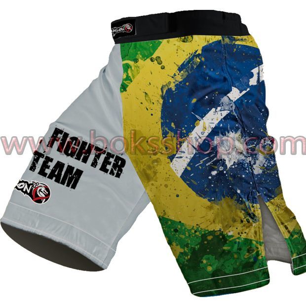 MMA Şort - Brazil White Medium (M)
