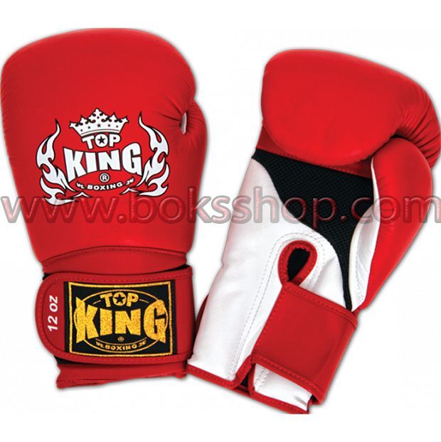 Top King Boks Eldiveni - Kırmızı 12 oz