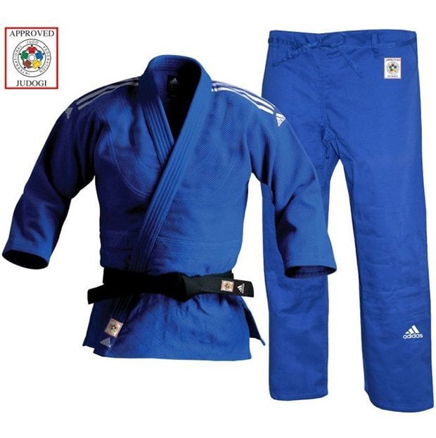 Adidas Champion III IJF Onaylı Judo Elbisesi Mavi Judogi 165 cm