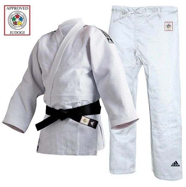 Adidas Champion III IJF Onaylı Judo Elbisesi Beyaz Judogi 165 cm