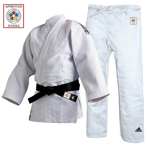 Adidas Champion III IJF Onaylı Judo Elbisesi Beyaz Judogi 170 cm