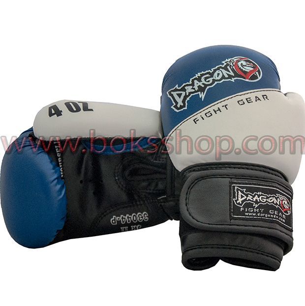 Junior Boks Eldiveni - Mavi 4 oz