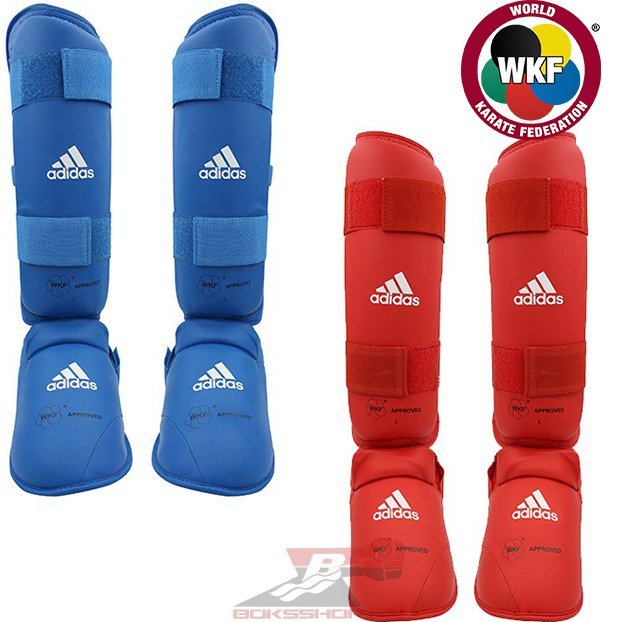 Adidas Karate Kaval Ayak Seti - WKF Mavi - Small (S)