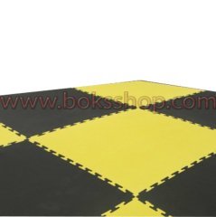 Tatami Minderi Çift Taraflı 100X100x2.6 Cm Mavi - Kırmızı