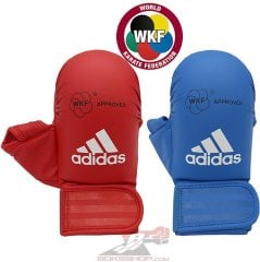 Adidas Karate Eldiveni - WKF Kırmızı - Large (L)