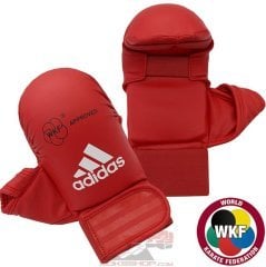 Adidas Karate Eldiveni - WKF Kırmızı - Small (S)