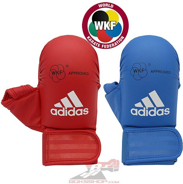 Adidas Karate Eldiveni - WKF Kırmızı - Small (S)