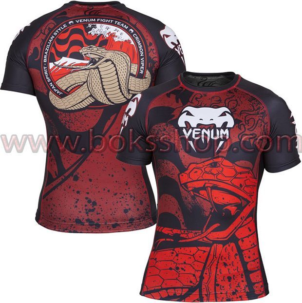 Venum ''Absolute'' Crimson Viper Rashguard - Kısa Kol Medium (M)