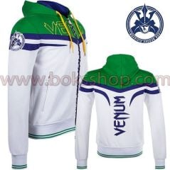 Venum ''Sharp Shogun'' Hoody Zip - Beyaz-Yeşil Medium (M)