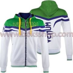 Venum ''Sharp Shogun'' Hoody Zip - Beyaz-Yeşil Medium (M)