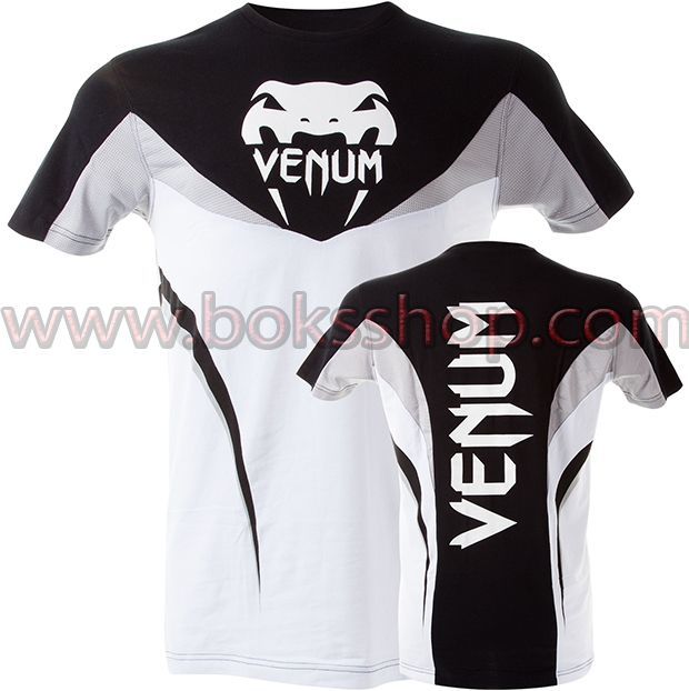 Venum ''Shockwave 3'' Tişört Siyah-Beyaz-Gri Medium (M)