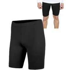 Likralı Kısa Sporcu Taytı - Şort Altı Tayt Mavi - XSmall (XS)