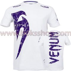Venum ''Giant'' Tişört  Beyaz-Mor Large (L)
