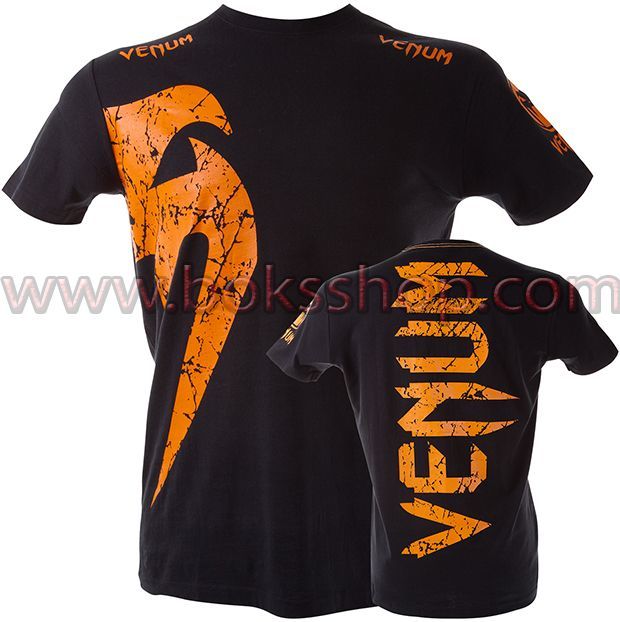 Venum ''Giant'' Tişört  Siyah-Turuncu Small (S)