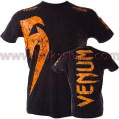 Venum ''Giant'' Tişört  Siyah-Turuncu XLarge (XL)