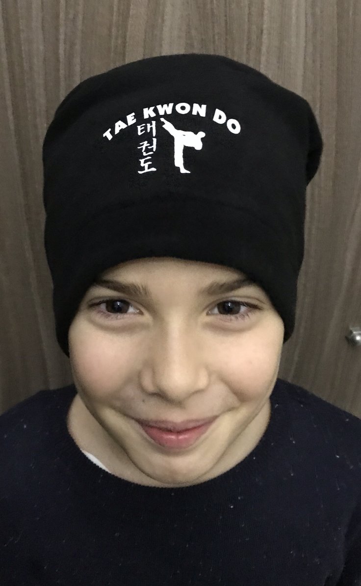 Taekwondo baskılı bere