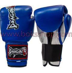 Dragon King Deri Boks Eldiveni - Mavi 14 oz
