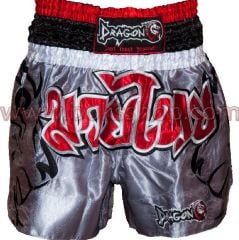 Muay Thai Gri Nakışlı Şort XLarge (XL)