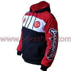 Kapşonlu Sweat - Kick Boks Logolu Large (L)
