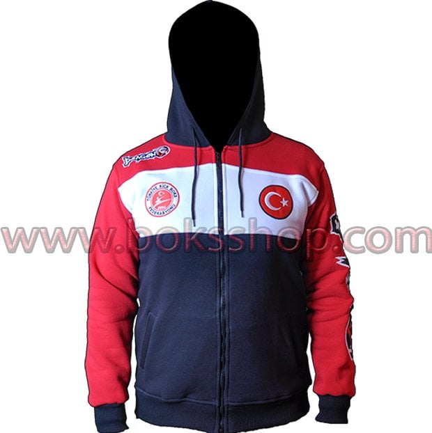 Kapşonlu Sweat - Kick Boks Logolu Large (L)