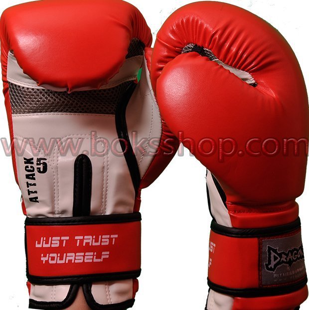 Attack 5 Boks Eldiveni - Kırmızı 8 oz