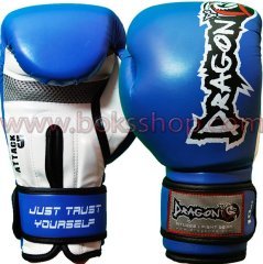 Attack 5 Boks Eldiveni - Mavi 8 oz