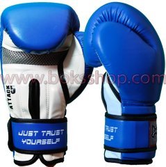 Attack 5 Boks Eldiveni - Mavi 8 oz