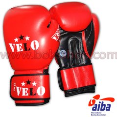 Velo Aiba Onaylı Boks Eldiveni Kırmızı - 10 oz