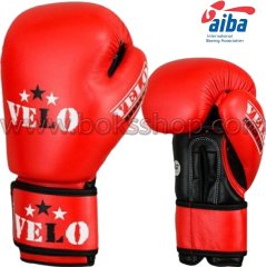 Velo Aiba Onaylı Boks Eldiveni Kırmızı - 12 oz