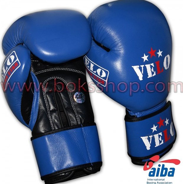 Velo Aiba Onaylı Boks Eldiveni Mavi - 10 oz