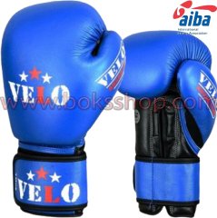 Velo Aiba Onaylı Boks Eldiveni Mavi - 12 oz