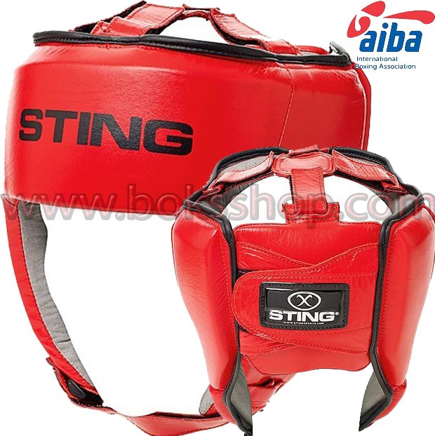 Sting Boks Kaskı Aiba Onaylı Kırmızı - Medium (M)