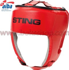 Sting Boks Kaskı Aiba Onaylı Kırmızı - Small (S)